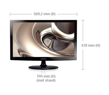 Samsung Syncmaster T24B301EW Zwart