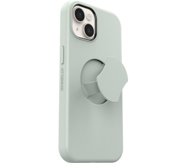 Otterbox OtterBox OtterGrip Symmetry hoes voor iPhone 14 Plus voor MagSafe, valbestendig, beschermhoes met ingebouwde grip, 3x getest volgens militaire standaard, antimicrobiële bescherming, Chill Out