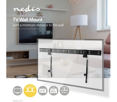 Nedis TVWM1076BK