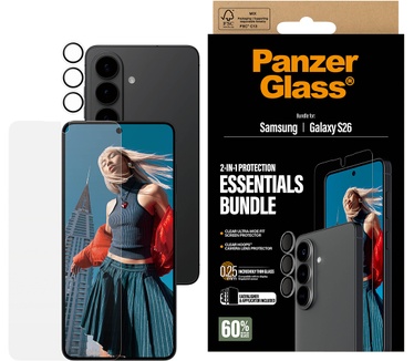 PanzerGlass PanzerGlass® Hoops® 2-in-1 Bundle Samsung Galaxy S26 | Ultra-Wide Fit