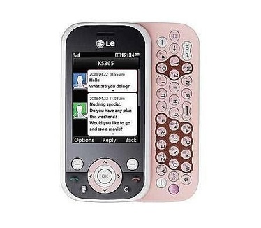 LG KS365  Roze