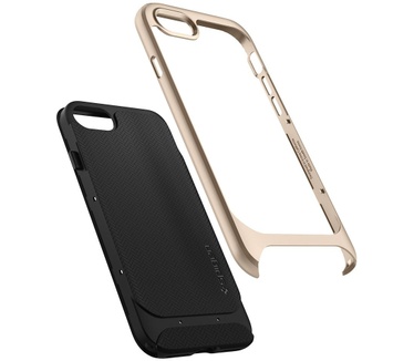 Spigen Apple iPhone 8 Hoesje Neo Hybrid Herringbone Goud