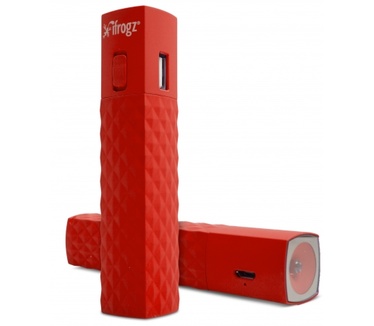 iFrogz GoLite 2600 mAh Battery + Flashlight Red