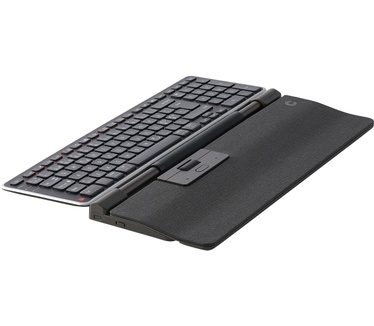 Contour Design RollerMouse Pro draadloos met Regular polssteun in stof Donkergrijs