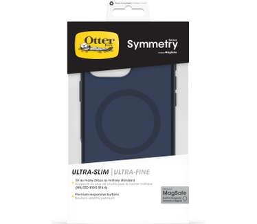 Otterbox Symmetry Series Clear voor MagSafe voor iPhone 16 Pro Max, Blue Bear