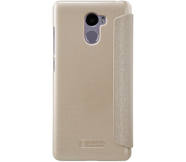 Nillkin Sparkle S-View Book Case voor Xiaomi Redmi 4 - Goud Goud