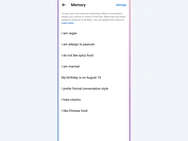 Meta AI geheugenfunctie