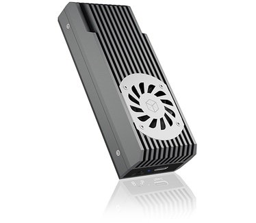 Icy Box External Type-C enclosure for M.2 NVMe SSD Zwart