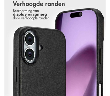 Accezz Leather Bookcase 2-in-1 met MagSafe