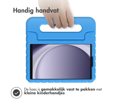 Accezz Kidsproof Backcover met handvat Samsung Galaxy Tab A9 - Blauw