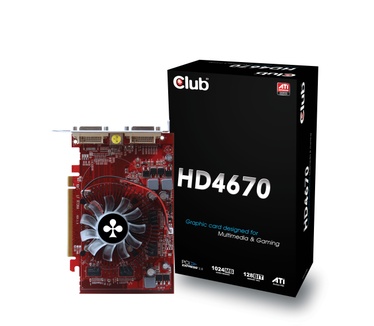 Club3D HD 4670 1024MB GDDR3 PCI-E