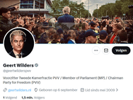 Geert Wilders X