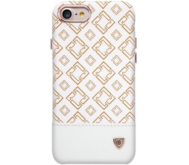 Nillkin Oger PU Leather Hard Case - Apple iPhone 7 (4.7") - Wit Wit