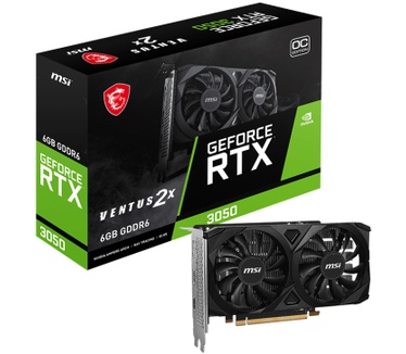 MSI GeForce RTX 3050 VENTUS 2X E 6G OC