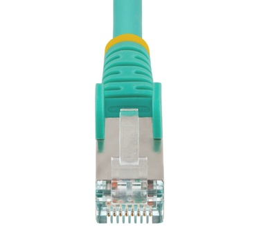 Startech.com 2m CAT6a Ethernet Kabel, Aqua, Low Smoke Zero Halogen (LSZH), 10GbE 500MHz 100W PoE++ Snagless RJ-45 S/FTP Netwerk Patch Kabel met Trekontlasting, Fluke Tested/ETL