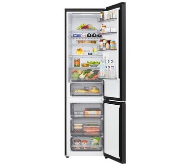 LG LG Gbbs322cev - Breedte 59.7 Cm Hoogte 203 Inhoud 375 L Nofrost Koel-vriescombinatie Essence Black Steel