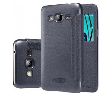 Nillkin Leather Case Samsung Galaxy J3 - Sparkle Series - Black