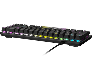Corsair K65 PRO MINI RGB 65% Optical Mechanical Gaming Keyboard - OPX Schakelaars - PBT Double-Shot Keycaps - iCUE Compatibel - QWERTY NA Layout - Zwart