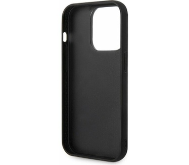 Karl Lagerfeld 3D Monogram - iPhone 14 Pro Max (6.7") - Zwart Zwart