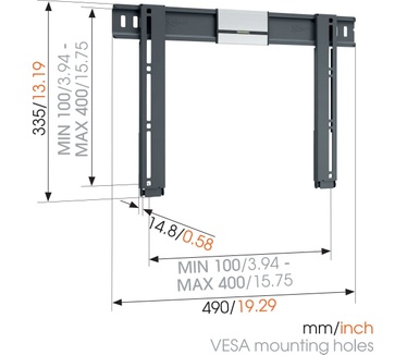 Vogel's THIN 405 ExtraThin Platte tv-beugel