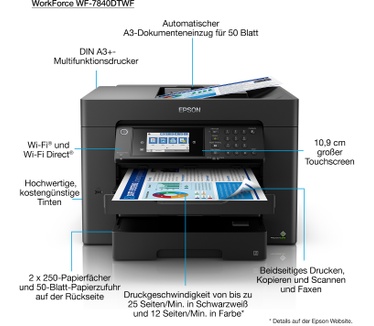 Epson Workforce WF-7840DTWF