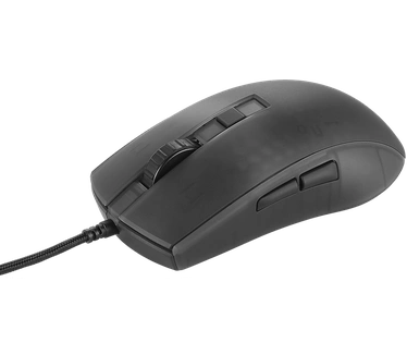 Deltaco DM310 Gaming-Maus USB Optisch Schwarz Transparent 6 Tasten 6200 dpi Beleuchtet