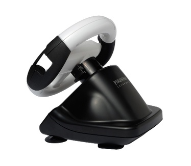 Piranha Racing Wheel (zonder standaard) Wit, Wii