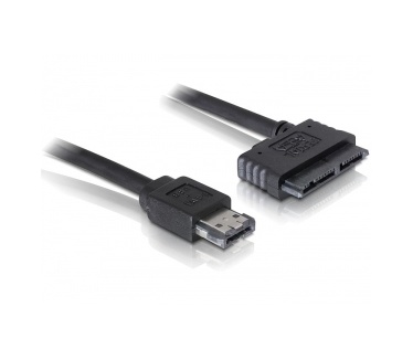 Delock Cable eSATAp / Micro SATA, 0.5m