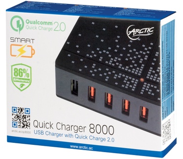 Arctic Quick Charger 8000 (EU) - 5-Port USB Charger