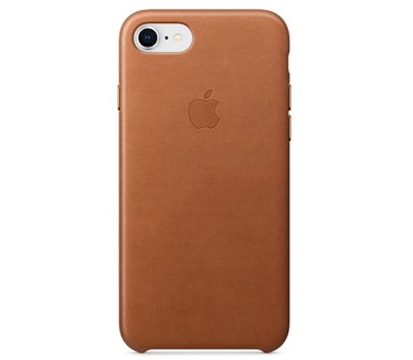 Apple Leren hoesje voor iPhone 8/7 Zadelbruin