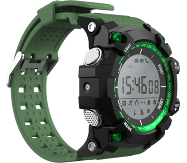 No.1 F2 Smarwatch band Zwart (Groen)