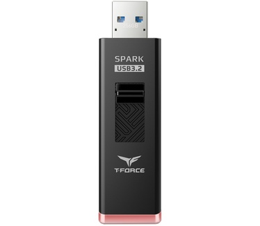 Team Group T-Force Spark LED USB Flash Drive 1TB Zwart