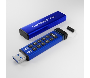 iStorage datAshur Pro USB3 256-bit 128GB Blauw
