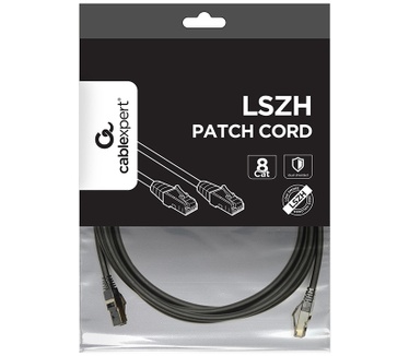 Gembird PP8-LSZHCU-BK-2M Zwart