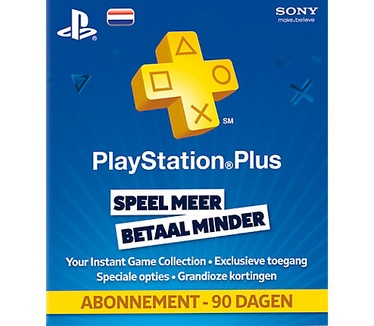 Sony PlayStation Plus Card 90 dagen, PlayStation 3, PlayStation Portable, PlayStation Vita