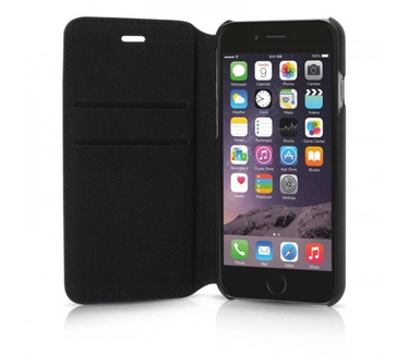 BMW Originele M-Sport Carbon Collection Bookcase hoesje voor de Apple iPhone 6 Plus / 6S Plus - Zwart  Zwart