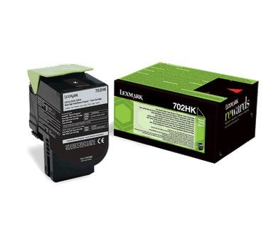 Lexmark Lexmark 702HK tonercartridge zwart 4.000 pages return program (70C2HK0)