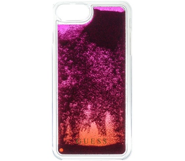 Guess Liquid Glitter Degrade Case - iPhone 7 Plus (5.5'') - Roze