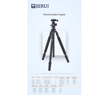 Sirui R-1204 R-Series Studio-Dreibeinstativ Carbon