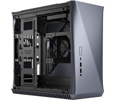 Fractal Design Era ITX Titanium Gray - Walnut