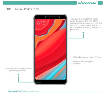 Nillkin DisplayFolio Tempered Glass 9H voor Xiaomi Redmi S2