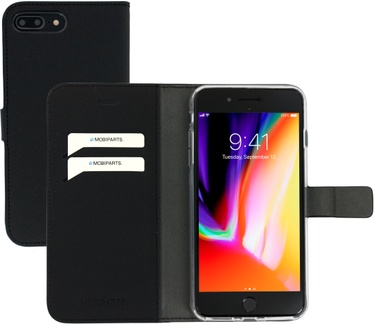 Mobiparts Saffiano Wallet Case Apple iPhone 7 Plus, iPhone 8 Plus Black