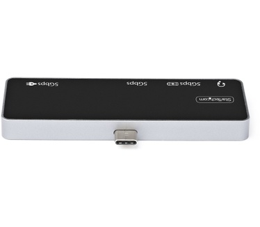 Startech.com USB C Multiport Adapter - USB-C naar 4K 60Hz HDMI 2.0, 100W Power Delivery Pass-Through, 3-Port USB 3.0 Hub met Audio - USB-C Mini Dock - USB Type-C Travel Dock