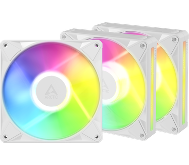 ARCTIC BioniX P14 A-RGB, 3-pack, Wit, 140mm
