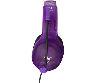 Turtle Beach Airlite Fit bedrade gamingheadset - Nintendo Switch 2 - Spookpaars - Werkt ook met de Nintendo Switch OLED, ‘flip-to-mute’-functie, comfortabele oorkussens, 40 mm-speakers, licht