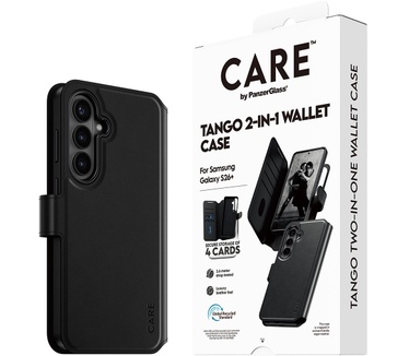 PanzerGlass CARE™ by PanzerGlass® Tango 2-in-1 Wallet Case w. Qi Samsung Galaxy S26+