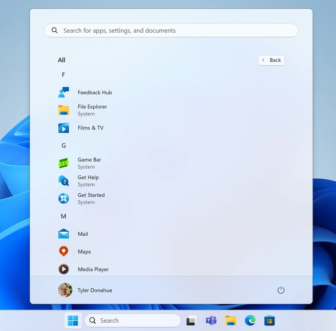 Windows 11 systeem apps