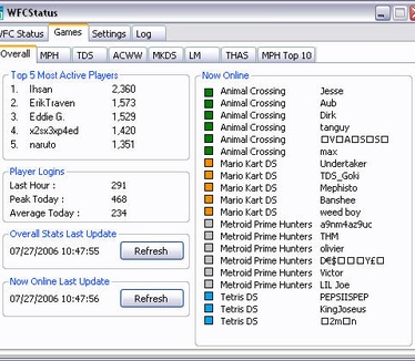 WFCStatus 1.2.0.1 screenshot