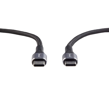 Intenso CHARGING / DATA CABLE C240C / 2 METER / DUBBEL PACK / ZWART