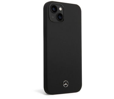 Mercedes-Benz Silicone Back Case - iPhone 14 Plus (6.7") - Zwart Zwart
